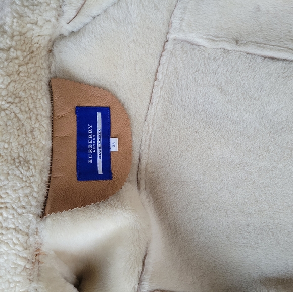 Burberry Blue Label Shearling Aviator Jacket - Picture 13 of 16